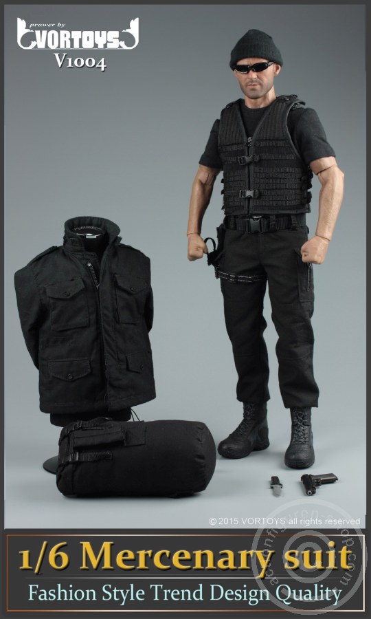 Mercenaries - Black Stealth Suit Set