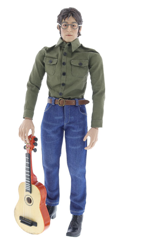 afs007H-01 John Lennon w/ M65 Military Jacket