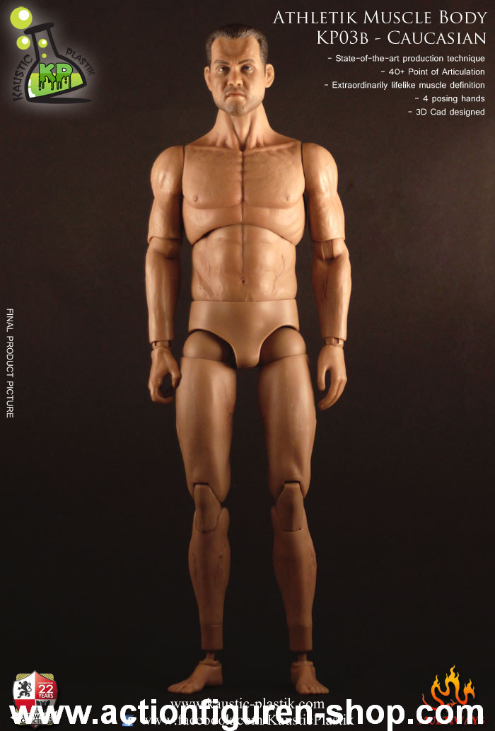 Athletik Muscle Body - Caucasian w/ Head