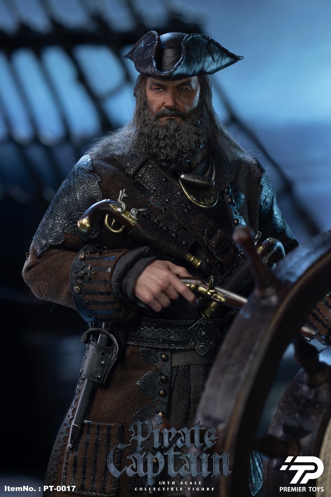 Pirate Captain - Blackbeard - Edward Teach-  in 1/6 scale