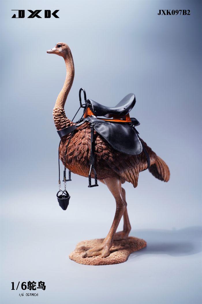 Ostrich - w/ Saddle & Bridle - Version B2