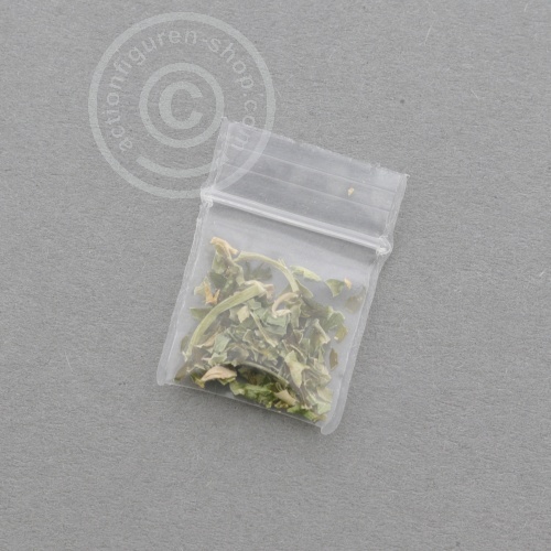 1 Mini-Mini Ziplock Bag 12 x 17mm - w/ Weed filling