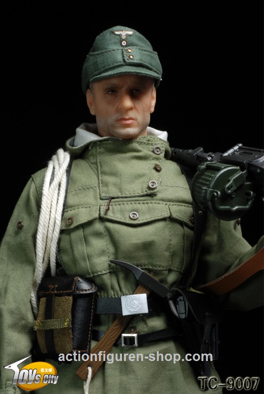 TTL9007-01z Deutscher Gebrigsjäger mit MG34