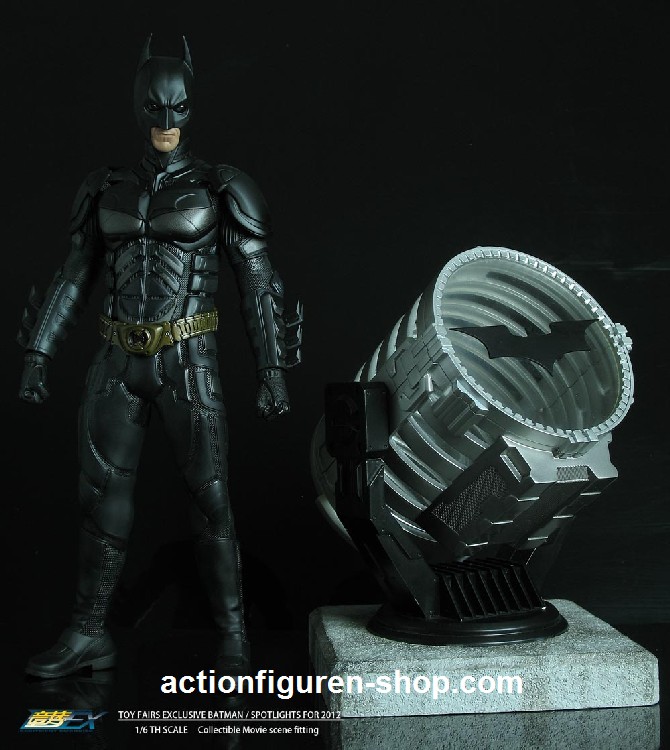 DrExLi-11 Bat Spotlight /working LED - in 1:6 scale