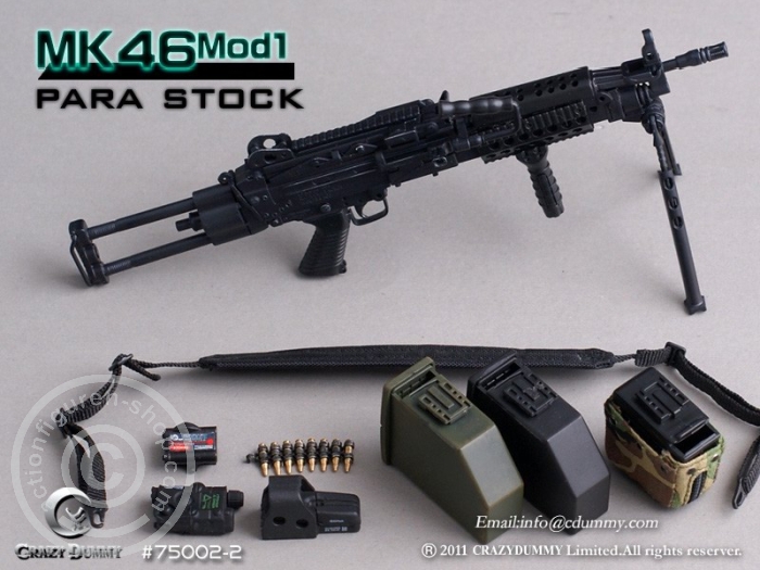 MK46MOD1-para stock - black