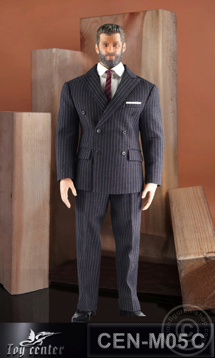 Gentelmen Striped Suit (dark grey)