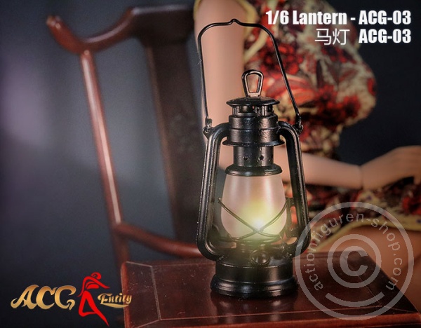 JOA-ACG03-14 Wind- Petroleum-Lampe - Metall - mit LED