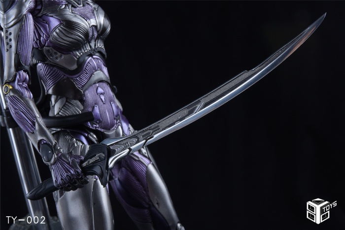 86TTY002-06 Alita Battle Angel - Alloy Damascus Steel Knife