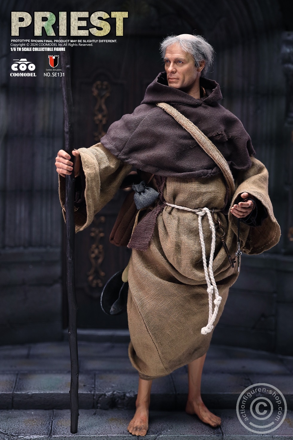 Medieval Priest - Series of Empire - in 1/6 scale