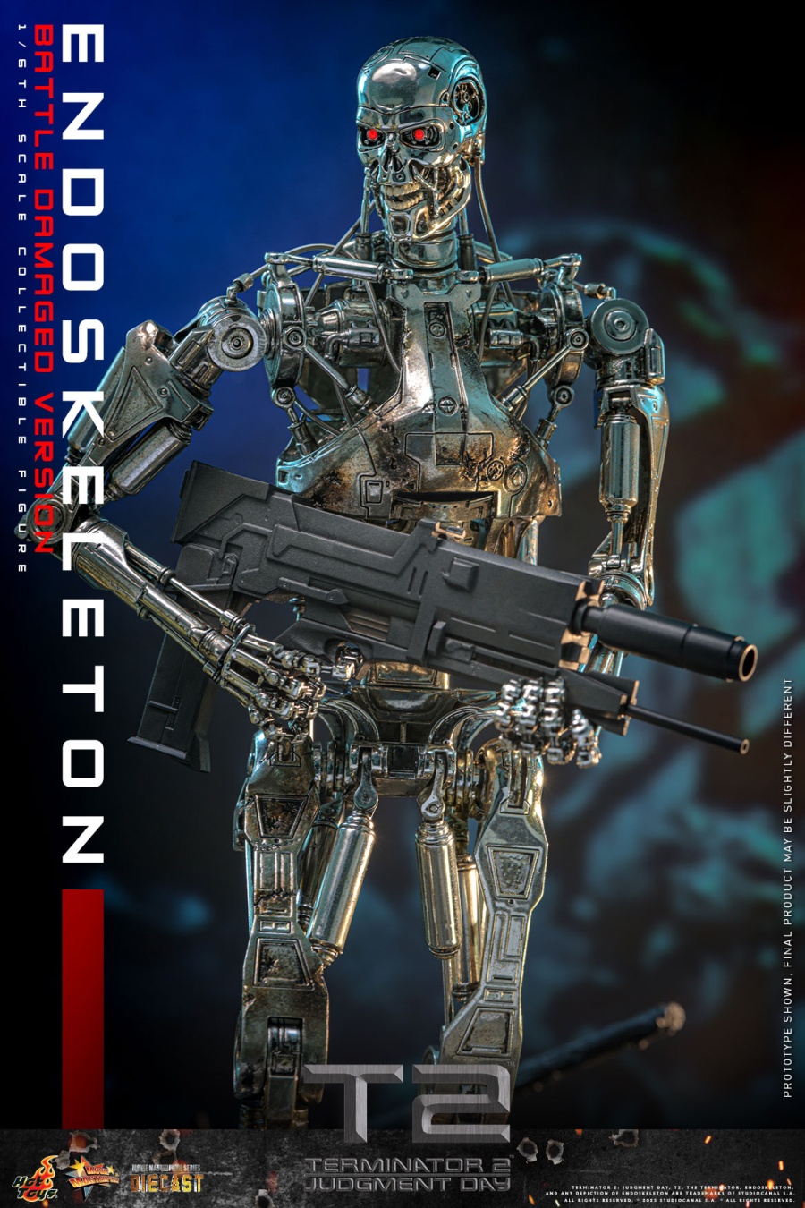 Hot Toys – MMS840D77 - Terminator 2: Judgment Day - 1/6th scale Endoskeleton (Battle Damaged Version) Collectible Figure Hot Toys – MMS840D77 - Terminator 2: Judgment Day - 1/6th scale Endoskeleton (Battle Damaged Version) Collectible Figure
