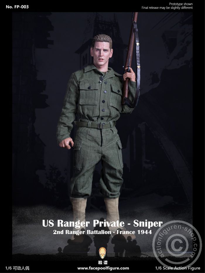 FP003B-14 Sniper Private Jackson US Army Ranger - Special Edition w/ Diorama