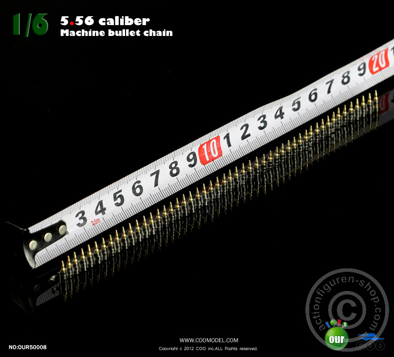 our5008-01VXJColRTB0t18 5.56 Caliber MG Gurt - 50 Patronen