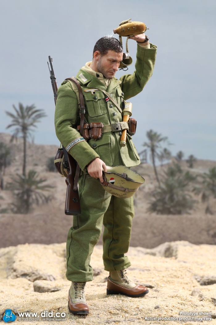 80152-35 Burk - WWII German Africa Korps Infantry Man