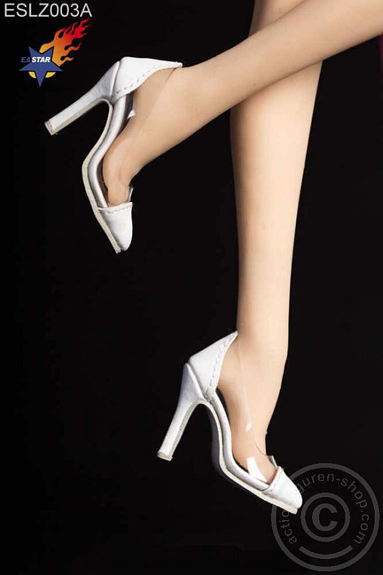 High Heels - white/clear