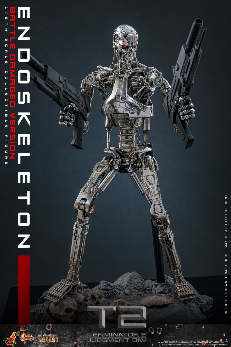 Hot Toys – MMS840D77 - Terminator 2: Judgment Day - 1/6th scale Endoskeleton (Battle Damaged Version) Collectible Figure Hot Toys – MMS840D77 - Terminator 2: Judgment Day - 1/6th scale Endoskeleton (Battle Damaged Version) Collectible Figure