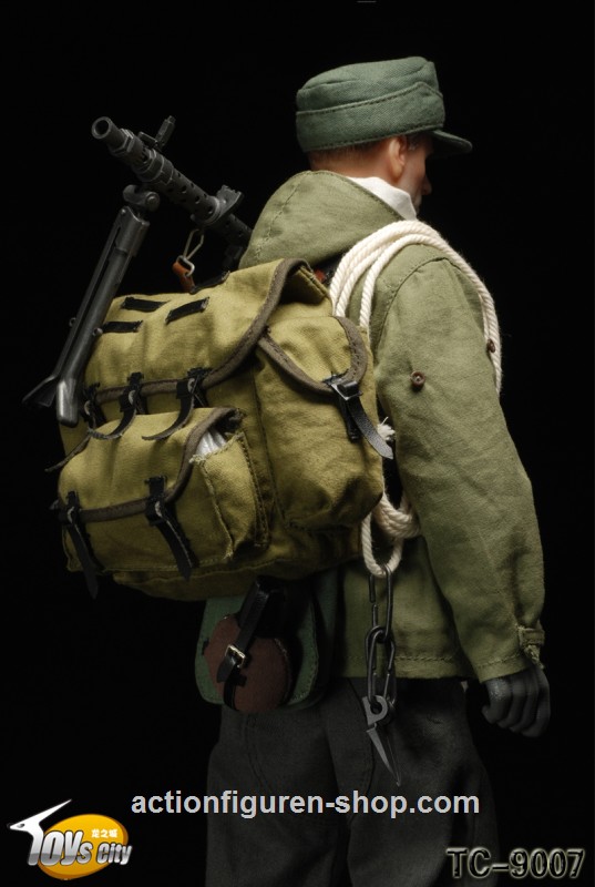 TTL9007-10z Deutscher Gebrigsjäger mit MG34