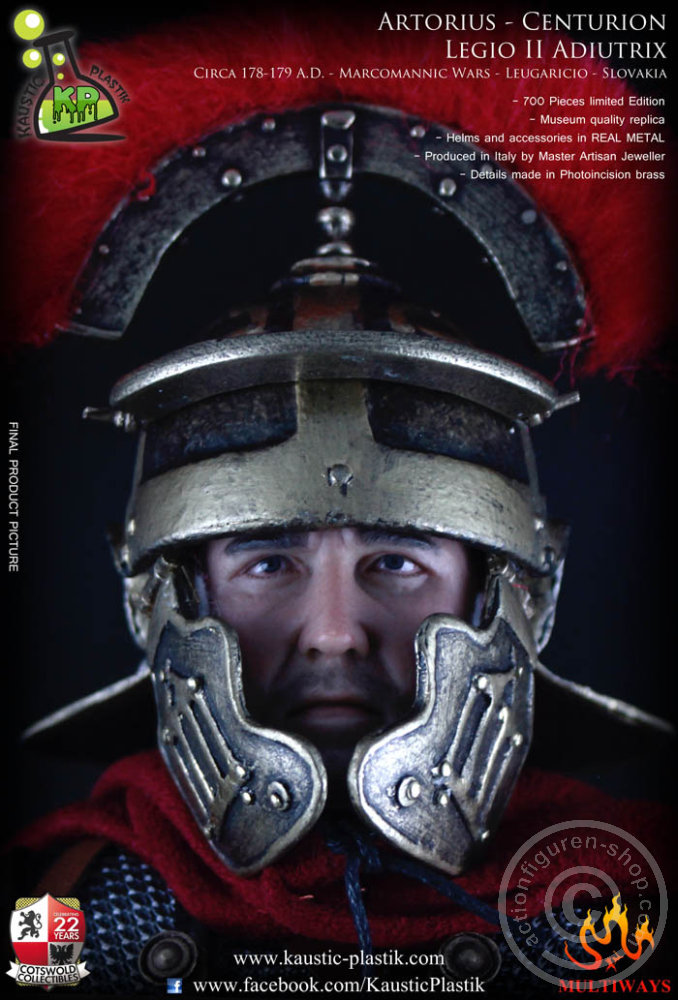 KP005-06GQO0C3AO49XAu Artorius Lucius Castus - Römischer Centurion