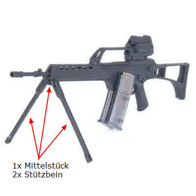 Zweibeinstütze für G36