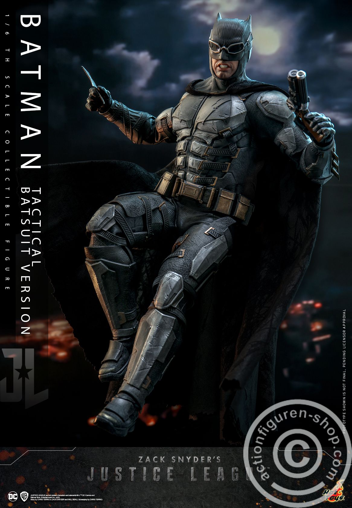 Zack Snyder's Justice League - Batman (Tactical Batsuit Version) - TMS085 Zack Snyder's Justice League - Batman (Tactical Batsuit Version) - TMS085