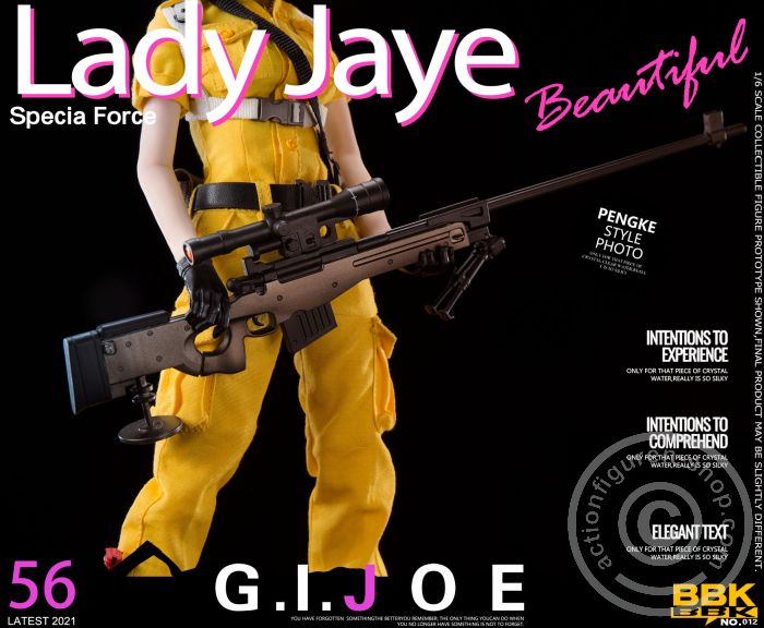 BBK012-17 Lady Jaye - GI-JOE Female Soldier Model