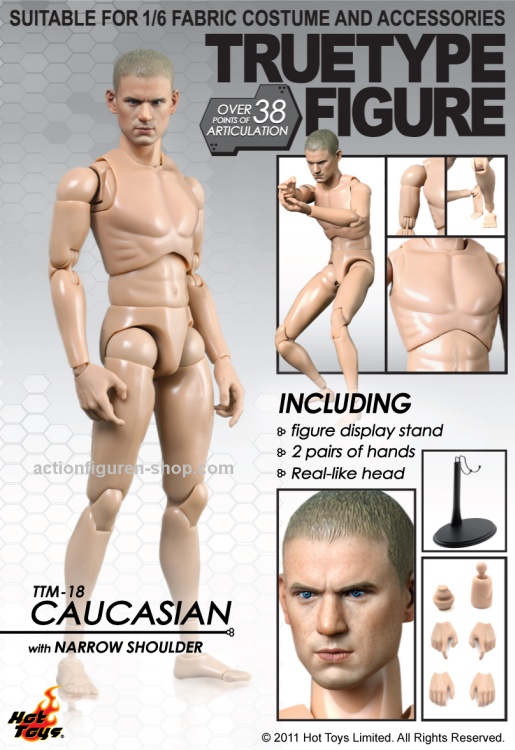 Truetype Figure TTM18 - Caucasian Body