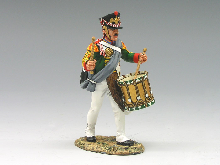 Russian Guards: 'Preobrajenski Regt' Marching Drummer