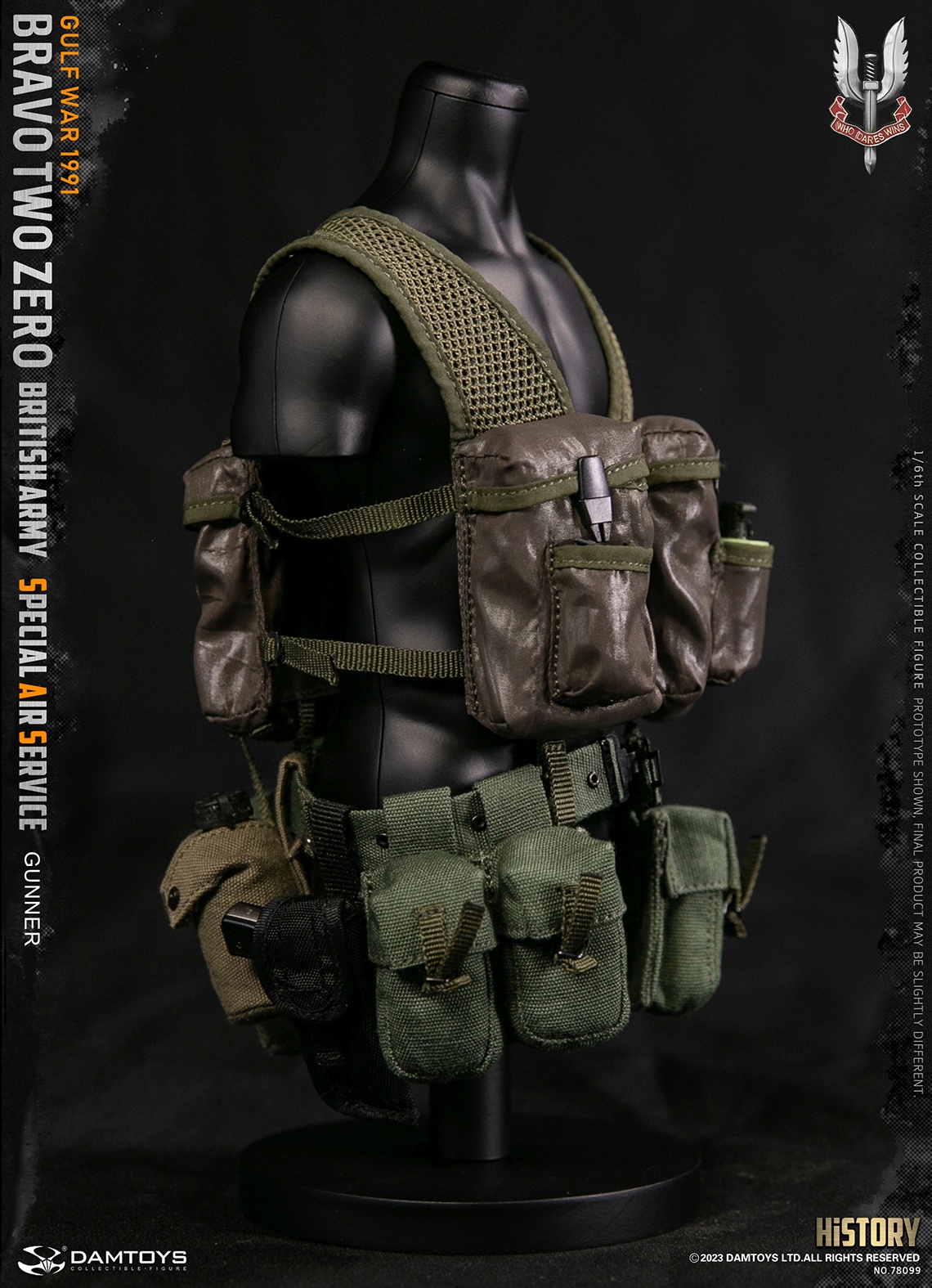 Bravo Two Zero - British Army Special Air Service (SAS) Gunner - Gulf War 1991 - in 1/6 scale Bravo Two Zero - British Army Special Air Service (SAS) Gunner - Gulf War 1991 - in 1/6 scale