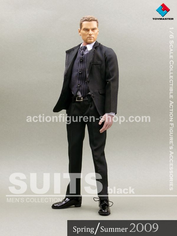TMMS2-07 Men Suits Set - Black