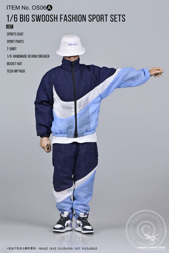 Big Swoosh Fashion Sport Set - blue