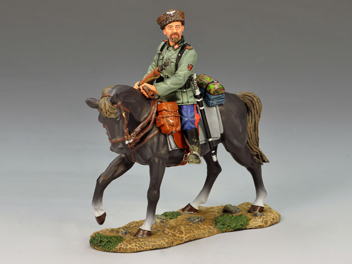 Mounted Cossack Holding Rifle (looking left)