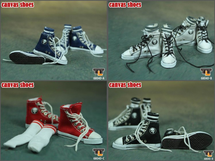 68040-01z Canvas Schuhe - weiblich - Blau