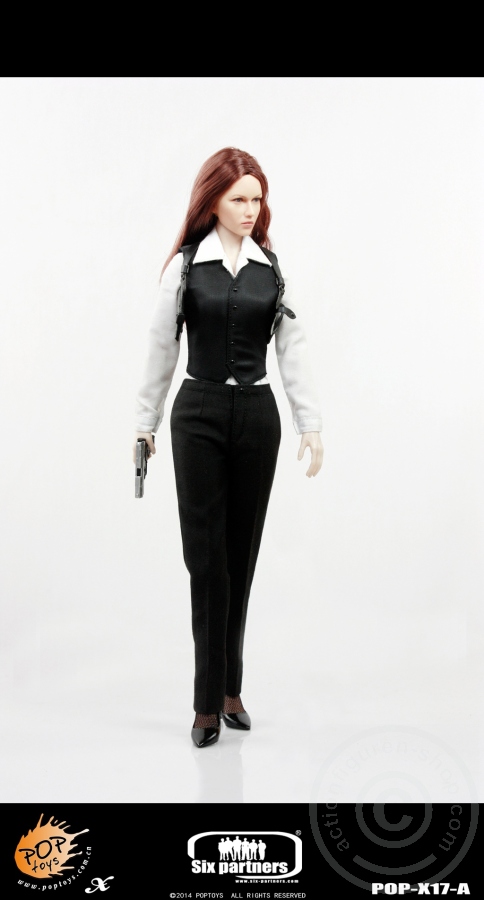 PTx17A-10 MI6 Female Agent - Black Suit