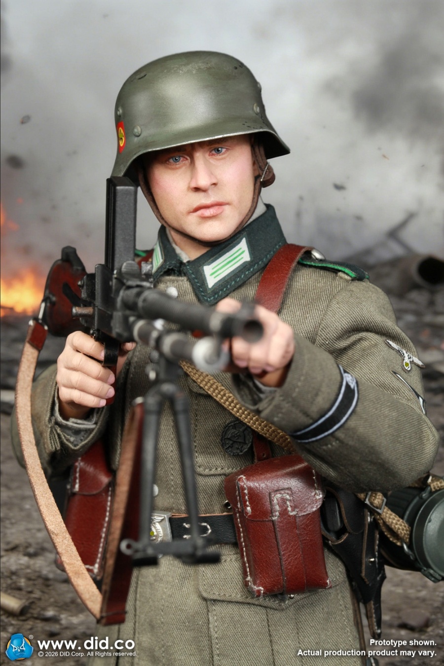 Friedrich - WWII German SS Polizei-Division ZB30 Gunner - in 1/6 scale