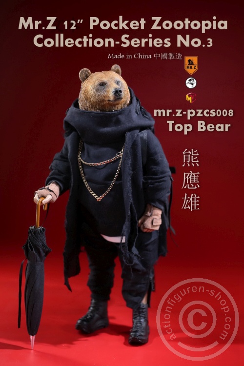 Top Bear - 12" Pocket Zootopia Collection-Series No.3