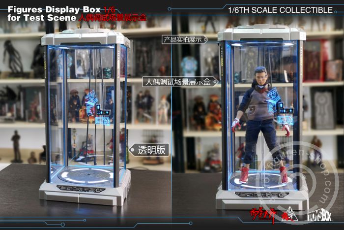 TB-TB108T-08 Test Scene Display Box - Transparent