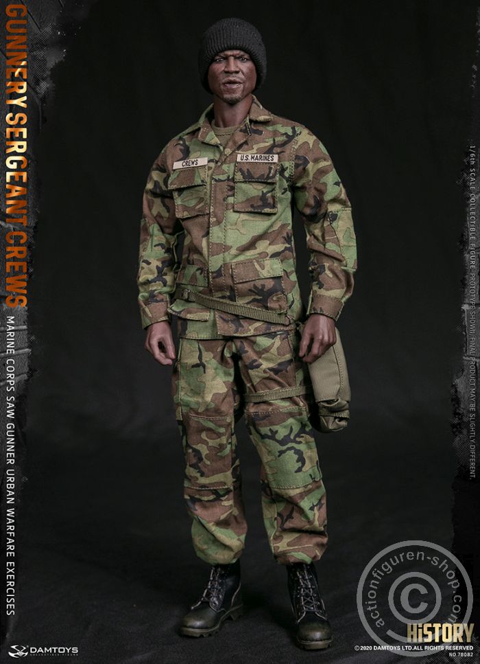 Gunnery Sergeant Crews - Marine Corps SAW Gunner - Urban Warfare Exercises