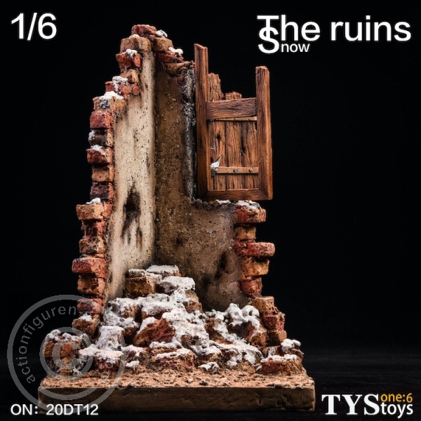 The Ruins Snow - Diorama