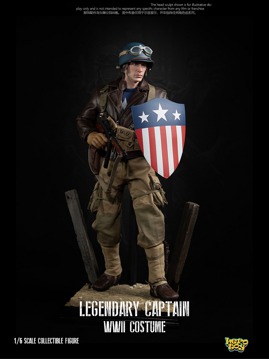 Legendary Captain in WWII Costume - Special Edition - in 1/6 scale