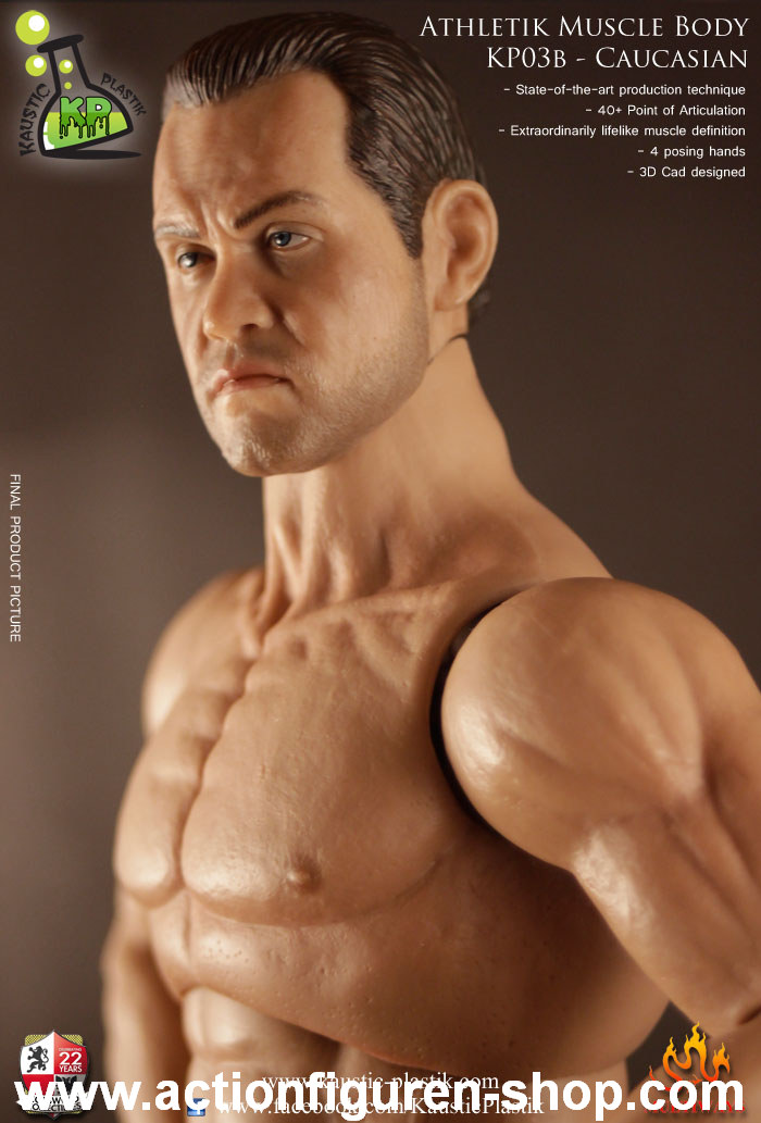 Athletik Muscle Body - Caucasian w/ Head