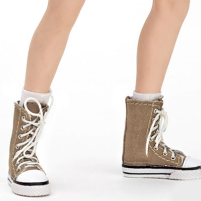 High Sneaker - white/khaki