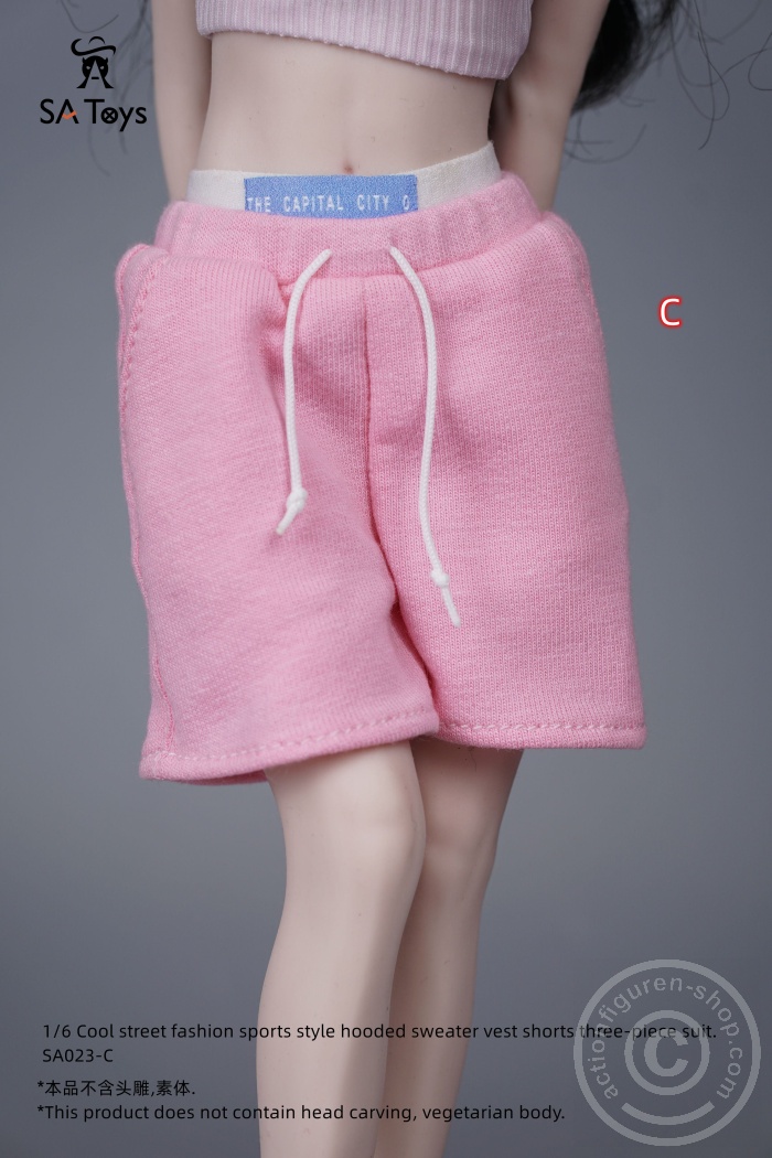 Female Street Fashion Set - pink