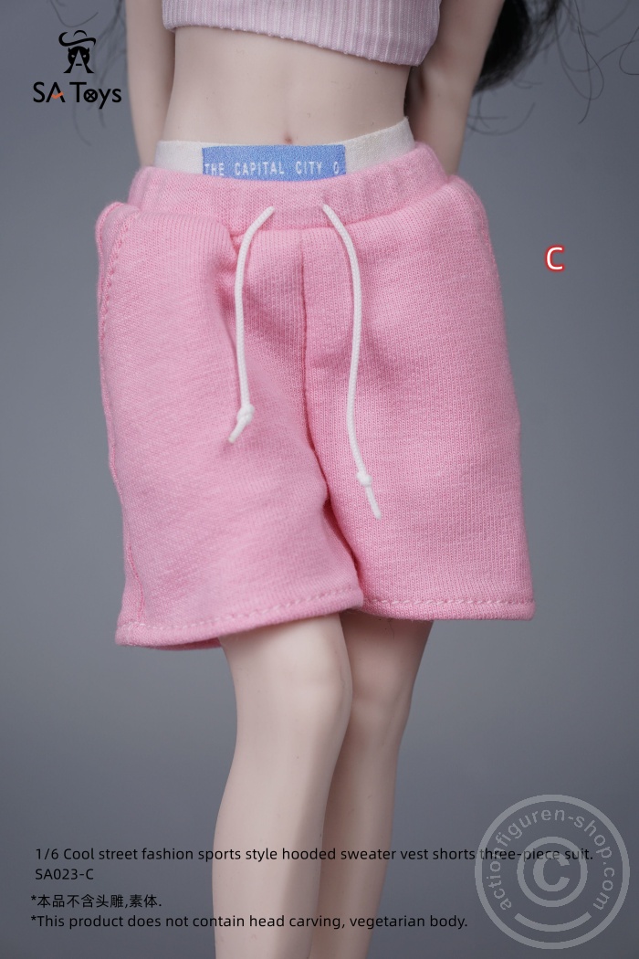 SATSA023C-03 Female Street Fashion Set - pink