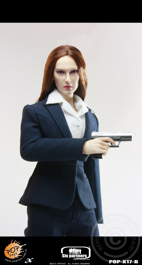 PTx17B-06 MI6 Female Agent - Blue Suit
