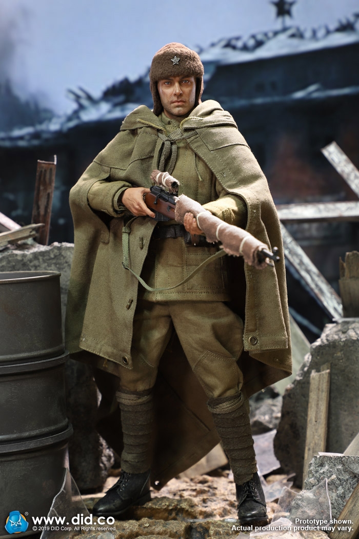 Vasily Zaitsev - WW II Red Army Sniper - with weathering