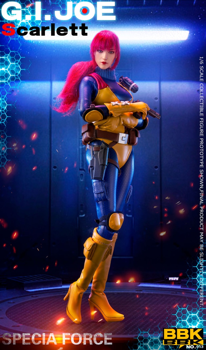 BBK013-05 Scarlett - GI-Joe Red Head Mannequin