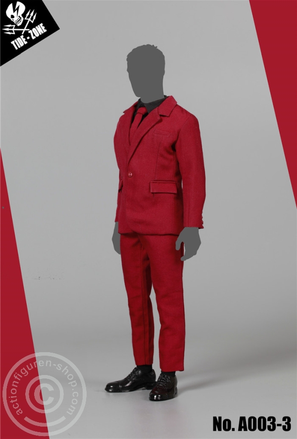 Modern Man Suit Set - rot