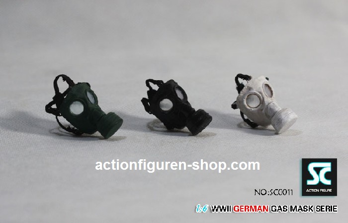 SC0011-01 Deutsches Gas-Masken Set (3 Stück)