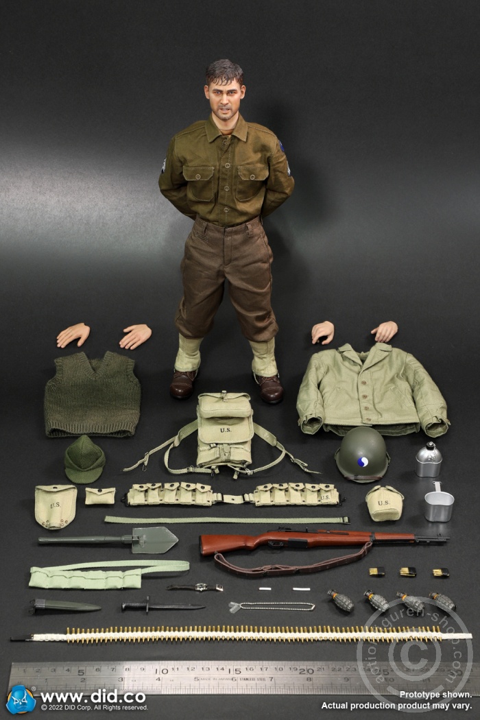 Corporal Upham - WWII US 29th Infantry Technican