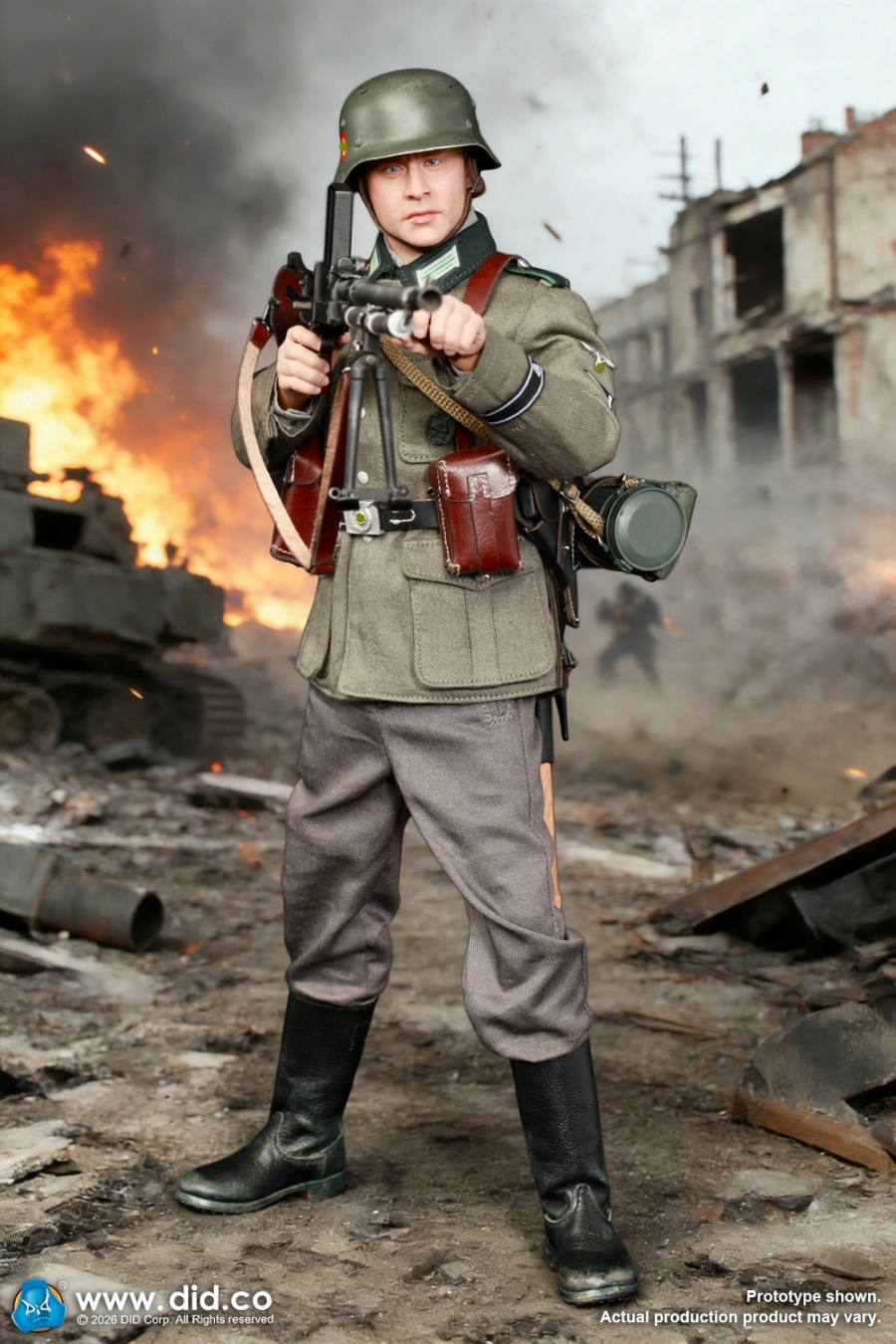 Friedrich - WWII German SS Polizei-Division ZB30 Gunner - in 1/6 scale