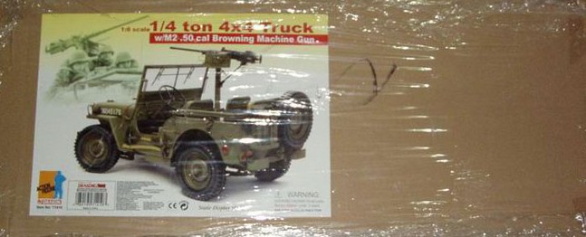 US Jeep 1/4 ton 4x4 Truck w/ M2. 50cal Browning MG